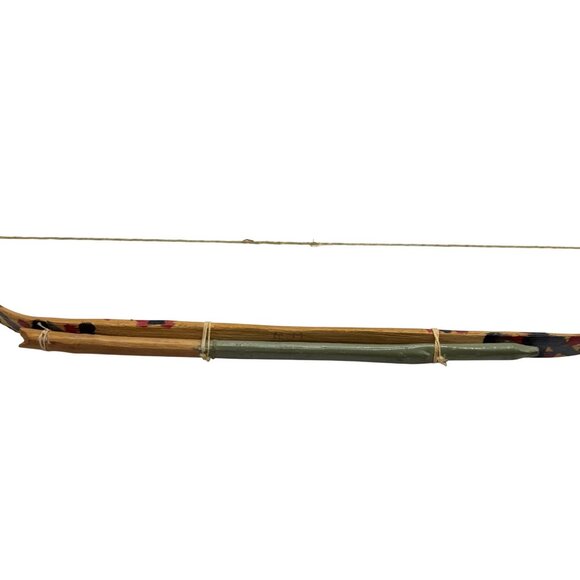 VTG Wall Art Native American Profile Headdress Bow Dwight Indian School Signed - Picture 3 of 10